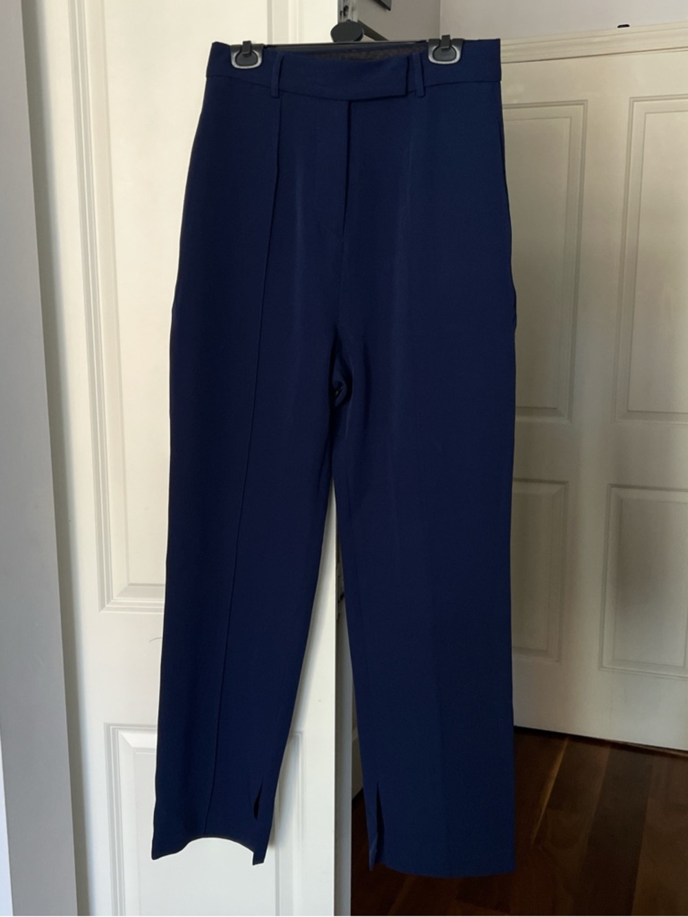 Showpo Navy Mid-Rise Dress Pants
